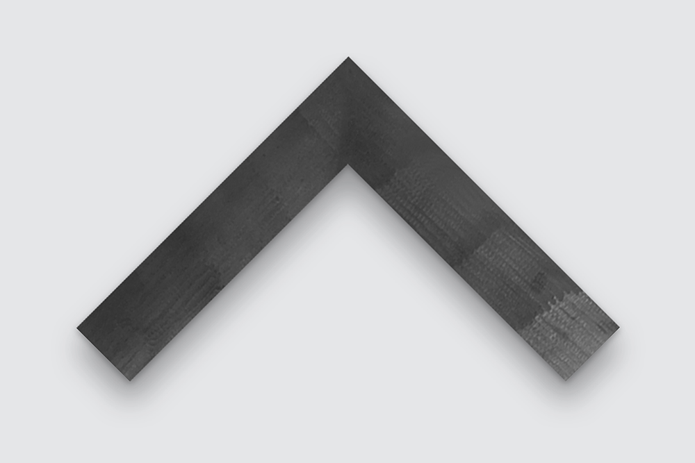 Metal texture detailing dark slate grey frame for mirror tv