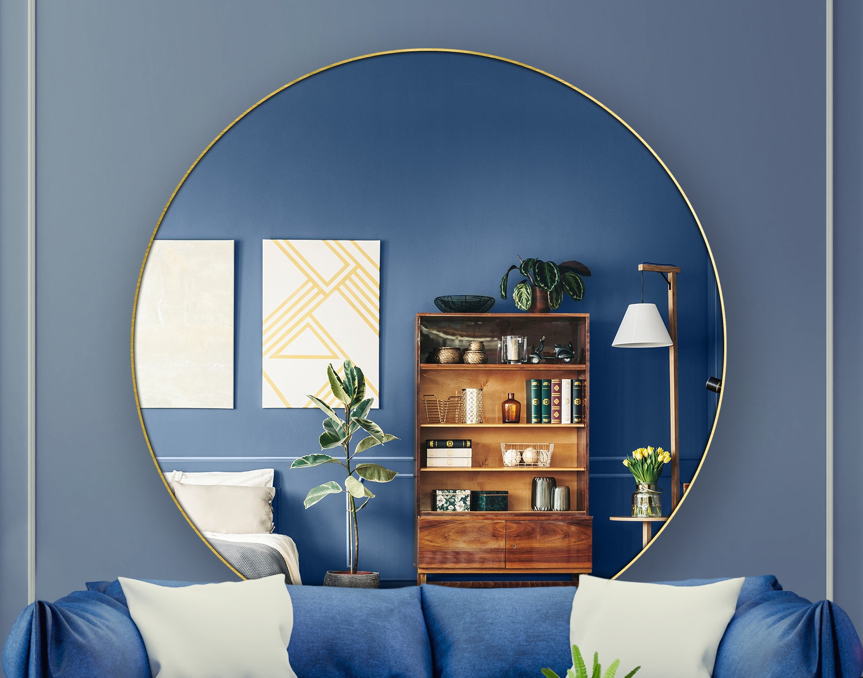 Announcing: Floating And Round Frames For Your Mirror TV!