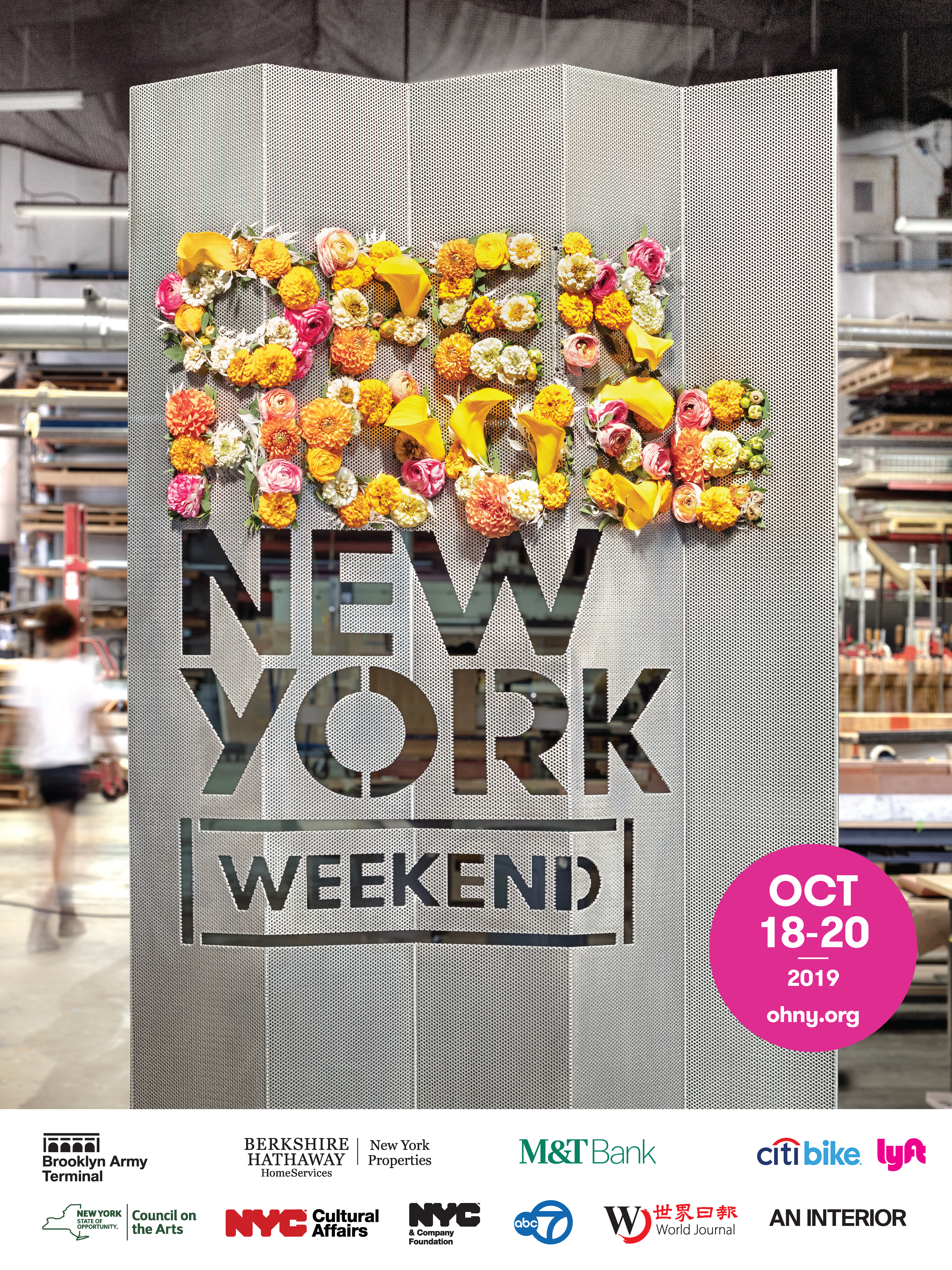 Open House New York Weekend Poster 2019