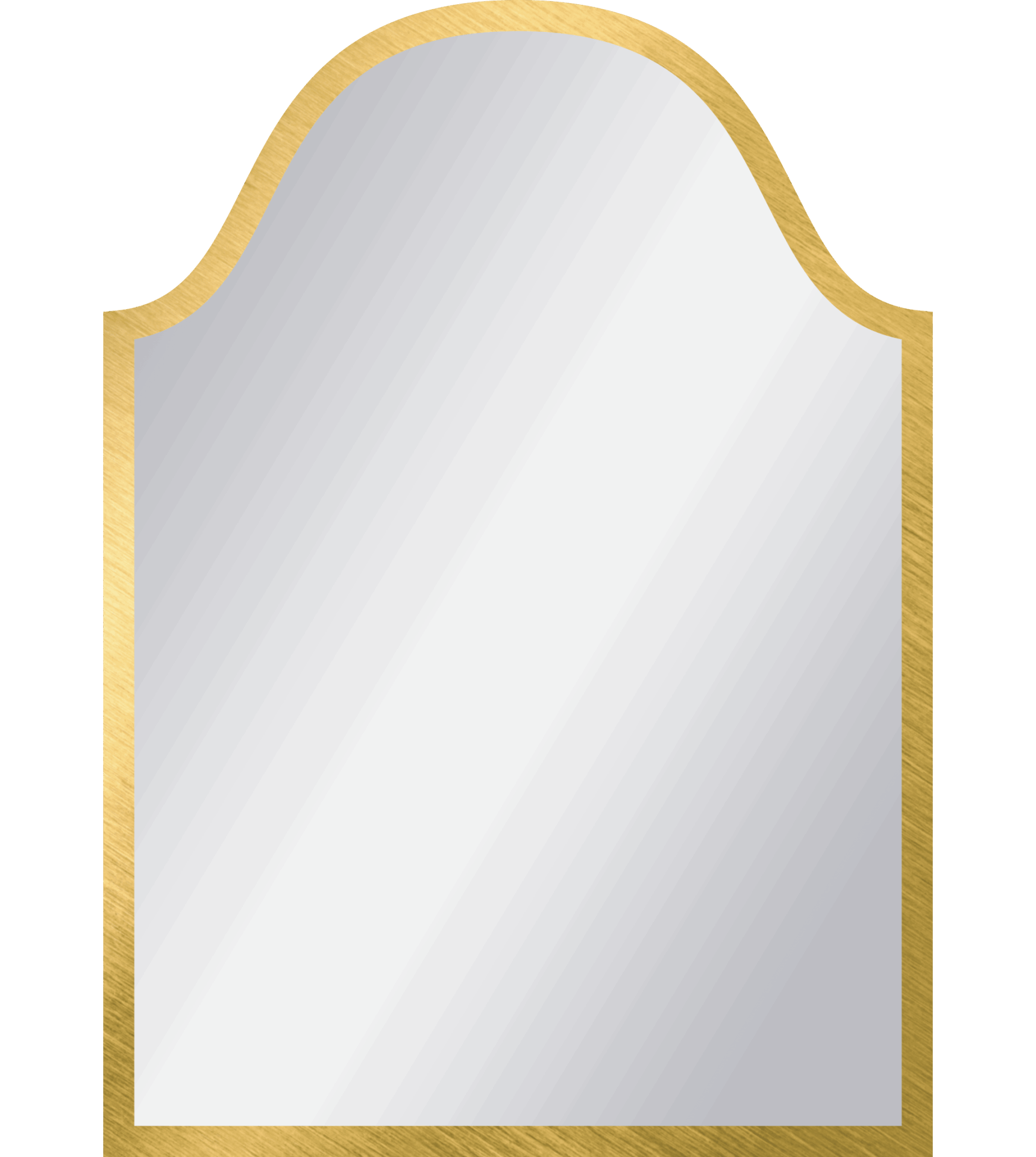 Mirror Television with Arch top best contour