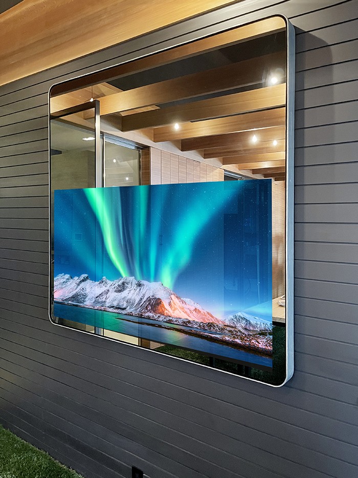 65 Inch Mirror Television Contour Round Square Complete Customization