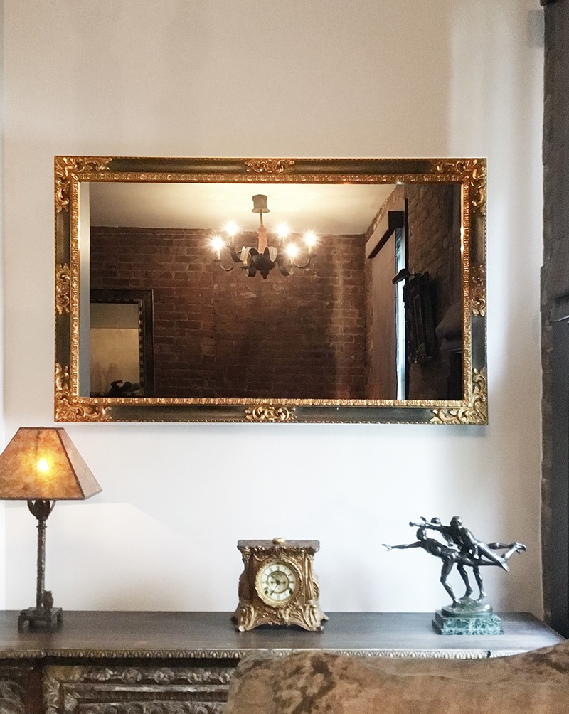 Spanish Era Gilded Carved Frame In Nyc Apartment