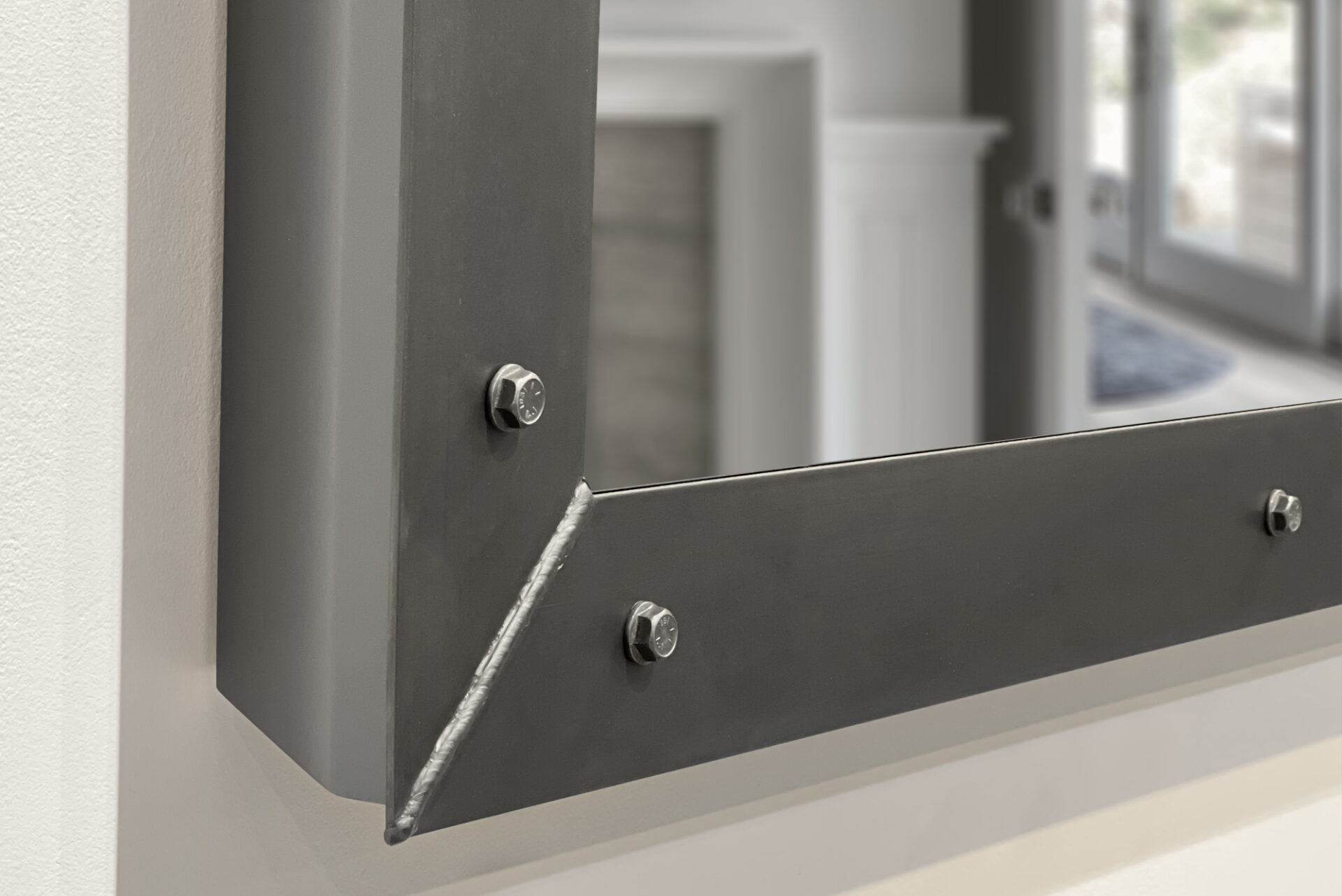 Metal Steel Frame For Tv Mirror With Bolts