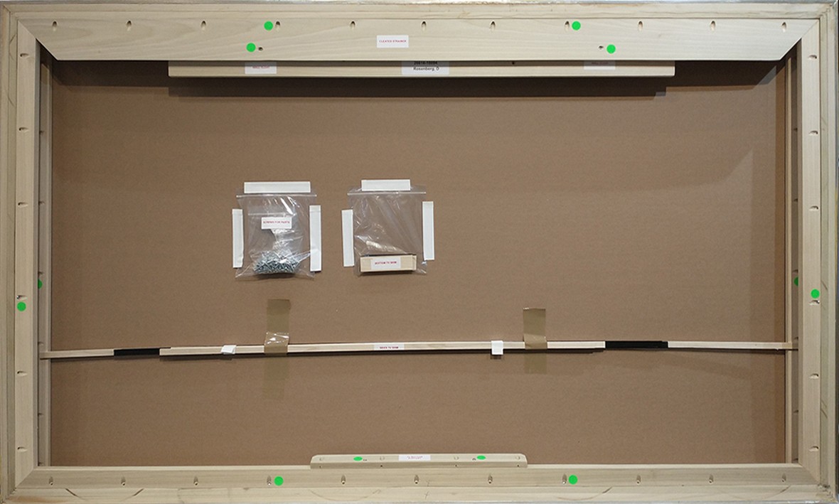 tv mirror assembly image instructions