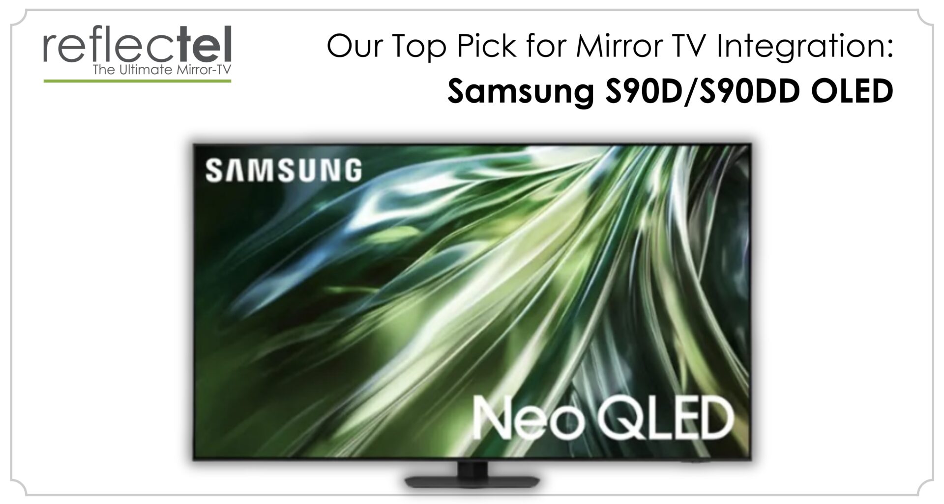 best tv of 2025 for mirror tv integration SamsungS90D/90DD OLED