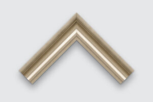 Tan sloped frame corner sample with lighter center detail