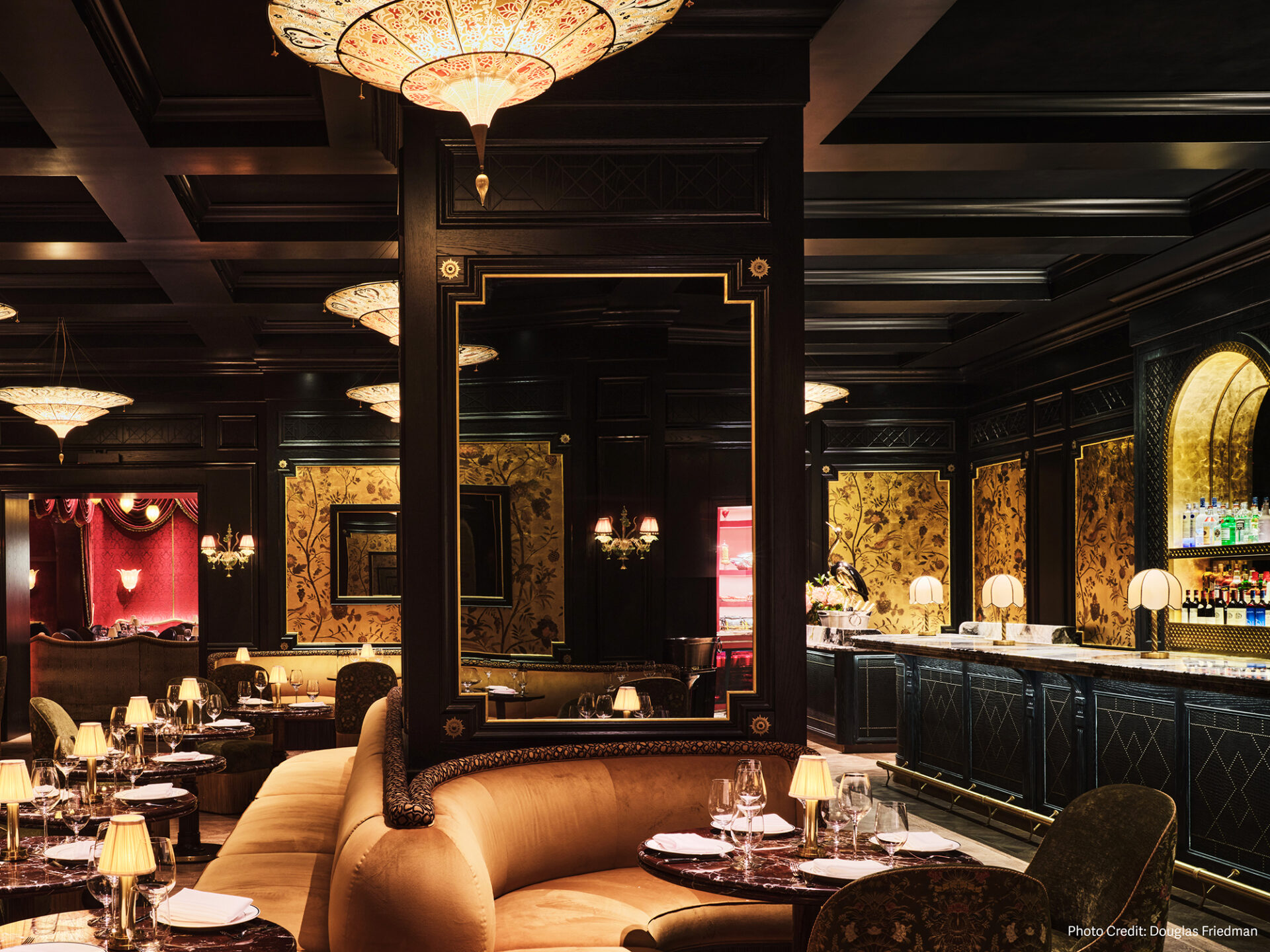 Mirror Tv In NYC Barclay's Center Dining Room With Custom Millwork