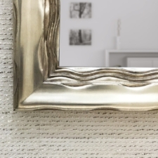 Gilded Carved - GC5-A-WG detailed carved custom gold gilded frame in london jewelers showroom