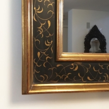Gilded Carved - GC59-B gilded carved frame black and gold details