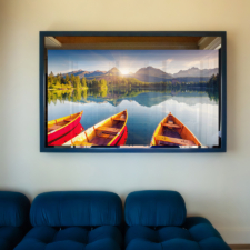 85" Landscape Plus - Custom Painted Modern Wood