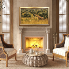 65" Landscape - Gilded Shaped (GS42)