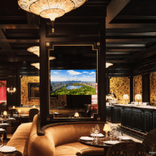 Barclays Center - COM Millwork (Photo credit: Douglas Friedman) mirror tv and custom millwork design for the best tv concealment