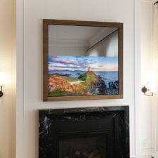 55" Square - Metal - Zirconia Bronze