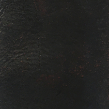 Black color flat grain smooth texture swatch real leather for mirror tv frame