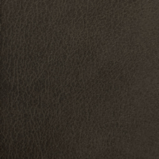 Deep dark gray brown color smooth pebbled texture swatch real leather for mirror tv frame