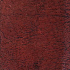 Deep dark red color weathered rustic cracked texture swatch with black cracks real leather for mirror tv frame
