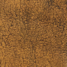 Yellow tangerine color rustic weathered texture with brown swatch real leather for mirror tv frame